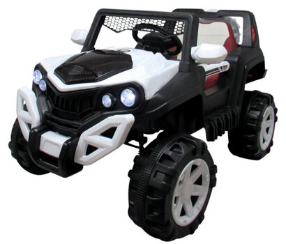 Bērnu elektromobilis Bugy 4x4 X8, balts cena un informācija | Bērnu elektroauto | 220.lv