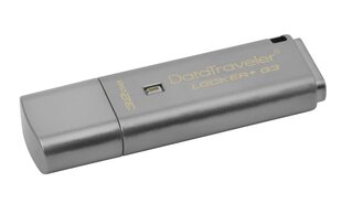 Zibatmiņa Kingston Data Traveler DTLPG3 32GB, USB 3.0 cena un informācija | USB Atmiņas kartes | 220.lv