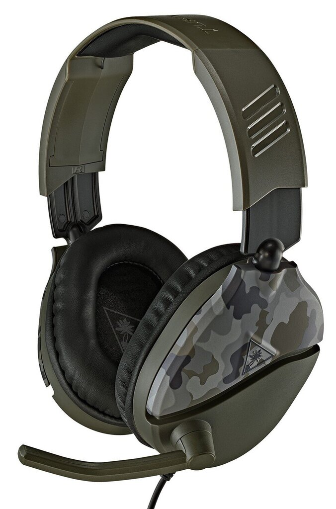 Vadu spēļu austiņas Turtle Beach Recon 70 - Green Camouflage (visas konsoles, dators) цена и информация | Austiņas | 220.lv