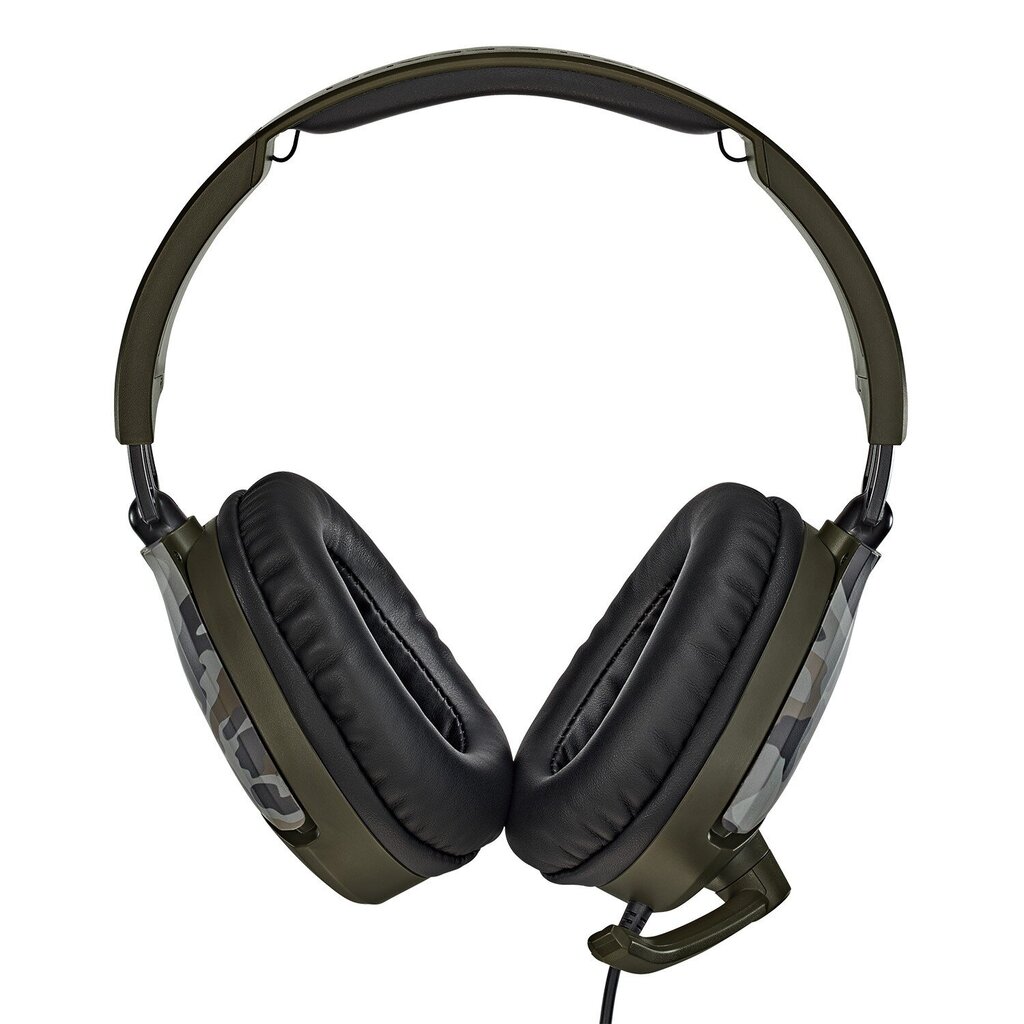 Vadu spēļu austiņas Turtle Beach Recon 70 - Green Camouflage (visas konsoles, dators) cena un informācija | Austiņas | 220.lv