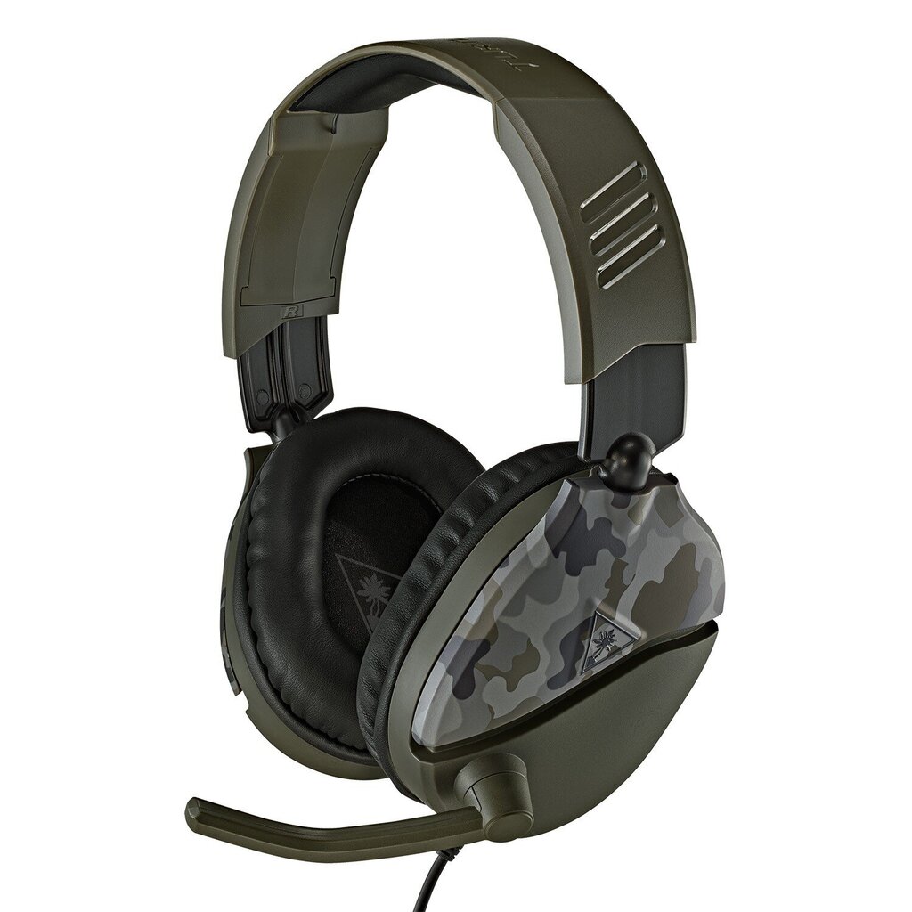 Vadu spēļu austiņas Turtle Beach Recon 70 - Green Camouflage (visas konsoles, dators) cena un informācija | Austiņas | 220.lv