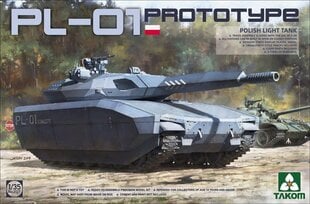 Takom - PL-01 Prototype Polish Light Tank, 1/35, 2127 цена и информация | Конструкторы и кубики | 220.lv