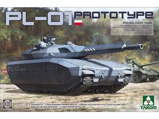 Takom - PL-01 Prototype Polish Light Tank, 1/35, 2127 цена и информация | Конструкторы и кубики | 220.lv