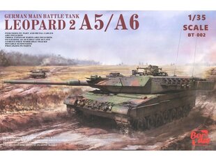 Border Model - German Main Battle Tank Leopard 2 A5/A6, 1/35, BT-002 cena un informācija | Konstruktori | 220.lv