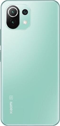 Xiaomi Mi 11 Lite 5G, 8/128 GB, Dual SIM, Mint Green цена и информация | Mobilie telefoni | 220.lv