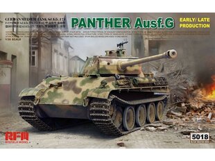 Rye Field Model - Panther Ausf.G Early / Late, 1/35, RFM-5018 цена и информация | Kонструкторы | 220.lv