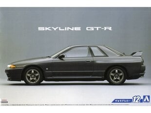 Сборная пластиковая модель Aoshima - Nissan BNR32 Skyline GT-R '89, 1/24, 06143 цена и информация | Конструкторы и кубики | 220.lv