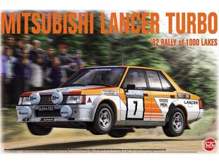 NuNu - MITSUBISHI LANCER TURBO ‘82 RALLY OF 1000 LAKES, 1/24. 24018 cena un informācija | Konstruktori | 220.lv