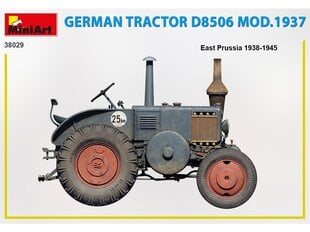 Miniart - German Tractor D8506 Mod.1937, 1/35, 38029 cena un informācija | MiniArt Rotaļlietas, bērnu preces | 220.lv