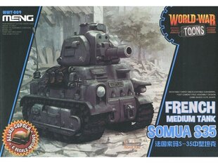 Meng Model - World War Toons Somua S35, WWT-009 цена и информация | Конструкторы и кубики | 220.lv