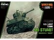 Meng Model - World War Toons M5 Stuart U.S. Light Tank, WWT-012 цена и информация | Konstruktori | 220.lv