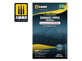 Оборудование для моделирования AMMO MIG - Panther exhausts pipes universal, 1/35, 8090 цена и информация | Принадлежности для рисования, лепки | 220.lv