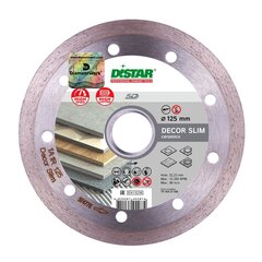 Алмазный диск DISTAR DECOR SLIM 5D, 125 мм цена и информация | Механические инструменты | 220.lv