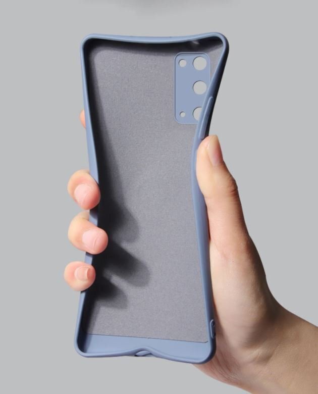 Hallo Ring Liquid Silicone Back Case silikona Apvalks Xiaomi Redmi Note 9T Melns cena un informācija | Telefonu vāciņi, maciņi | 220.lv