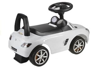 Stumjamā mašīna Mercedes-Benz SLS AMG, balta cena un informācija | Rotaļlietas zīdaiņiem | 220.lv