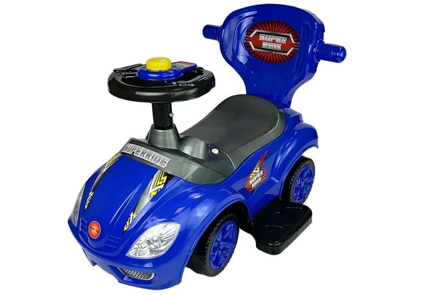 Stumjamā mašīna Mega Car 3in1, zila cena un informācija | Rotaļlietas zīdaiņiem | 220.lv