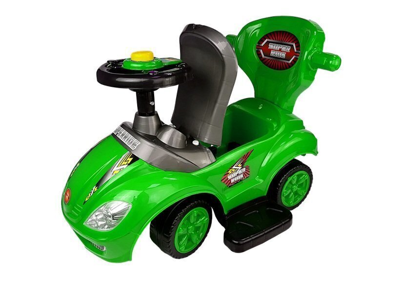 Stumjamā mašīna Mega Car 3in1, zaļa cena un informācija | Rotaļlietas zīdaiņiem | 220.lv