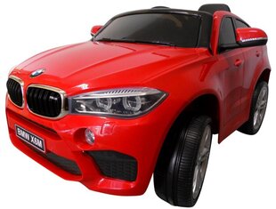 Bērnu elektroauto BMW X6M, sarkans cena un informācija | Bērnu elektroauto | 220.lv