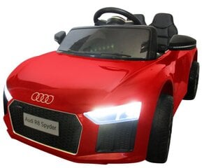 Bērnu elektriskā automašīna Audi R8, sarkana цена и информация | Электромобили для детей | 220.lv