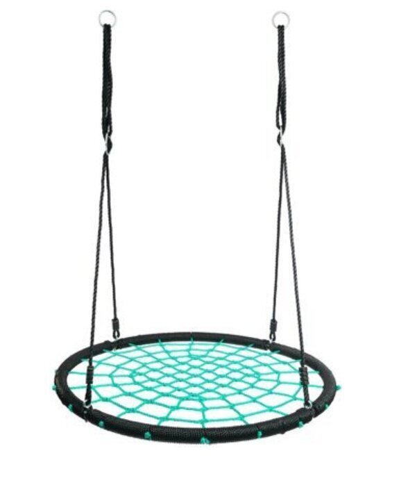 Šūpoles “Stārķa ligzda”, Funfit Garden, 100 cm, 150 kg, zaļas cena un informācija | Šūpoles | 220.lv