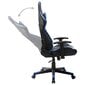 vidaXL datorspēļu krēsls, melns un zils, mākslīgā āda цена и информация | Biroja krēsli | 220.lv