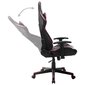 vidaXL datorspēļu krēsls, melns un vīna sarkans, mākslīgā āda цена и информация | Biroja krēsli | 220.lv