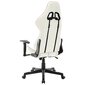 vidaXL datorspēļu krēsls, balts un rozā, mākslīgā āda cena un informācija | Biroja krēsli | 220.lv