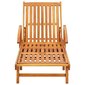 Dārza sauļošanās zvilnis ar matraci, brūns cena un informācija | Sauļošanās krēsli | 220.lv