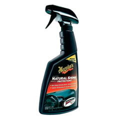 Automobīļa salona kopšanas līdzeklis Meguiar's Natural Shine Rubber and Vinyl Dashboard & Interior Care Protectant Spray, 473 ml cena un informācija | Auto ķīmija | 220.lv