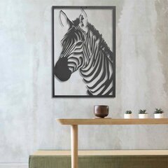 Metāla sienas dekorācija Zebra цена и информация | Детали интерьера | 220.lv