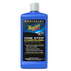 Tīrīšanas līdzeklis oksidētāja noņemšanai no laivām Meguiar's 1-Step Compound Safe & Effective Cleaner, 945 ml cena un informācija | Auto ķīmija | 220.lv