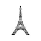 Metāla sienas dekorācija Eiffel Tower cena un informācija | Interjera priekšmeti | 220.lv