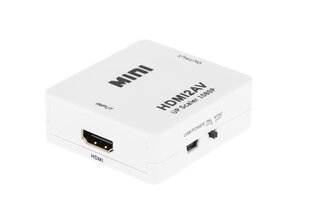 Roger Signāla Pārveidotājs no HDMI uz RCA (+Audio) Balts cena un informācija | Adapteri un USB centrmezgli | 220.lv