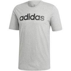 Футболка мужская Adidas Essentials Linear Tee, серая цена и информация | Мужская спортивная одежда | 220.lv