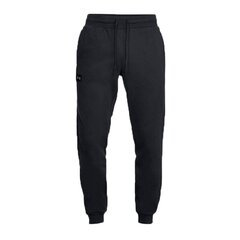 Sporta bikses vīriešiem Under Armour Rival Fleece Scrript Jogger M 1322030-001, 47677 cena un informācija | Sporta apģērbs vīriešiem | 220.lv