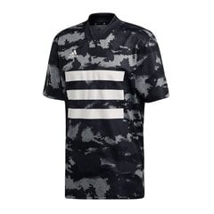 Sporta T-krekls vīriešiem Adidas Tango AOP s M DY5843, melns cena un informācija | Sporta apģērbs vīriešiem | 220.lv
