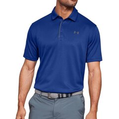 Спортивная мужская футболка Polo Under Armour Tech M 1290140-400, синяя цена и информация | Мужская спортивная одежда | 220.lv