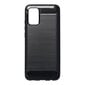 Telefona vāciņš priekš Samsung Galaxy A12 - Carbon, melns cena un informācija | Telefonu vāciņi, maciņi | 220.lv
