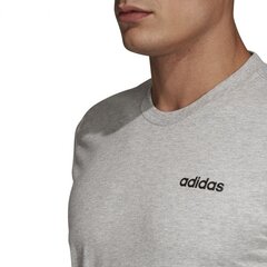 Мужская футболка Adidas Essentials Plain Tee, серая цена и информация | Мужская спортивная одежда | 220.lv