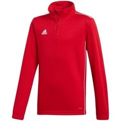 Džemperis Adidas CORE 18 sarkans JR CV4141, 45317 cena un informācija | Zēnu jakas, džemperi, žaketes, vestes | 220.lv