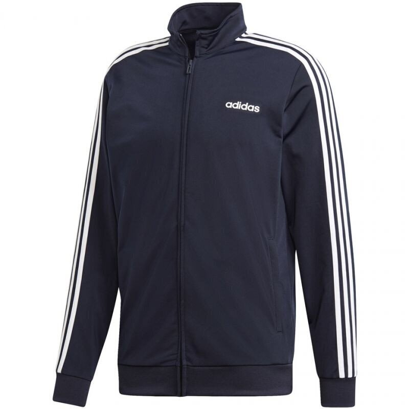 Džemperis vīriešiem Adidas Essentials 3 Stripes Track Top, zils cena un informācija | Vīriešu jakas | 220.lv