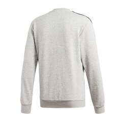 Džemperis vīriešiem Adidas Essentials 3 Stripes Crewneck French Terry M DU0486, pelēks cena un informācija | Vīriešu jakas | 220.lv