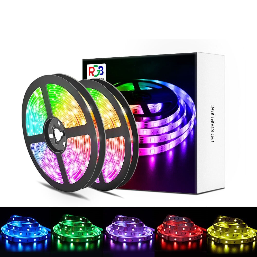 Smart RGB 5050 LED lente ar bluetooth funkciju 20 m un mūzikas sinhronizāciju cena un informācija | LED lentes | 220.lv