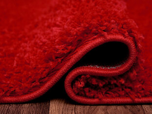 Paklājs Shaggy Red 80x150 cm цена и информация | Ковры | 220.lv