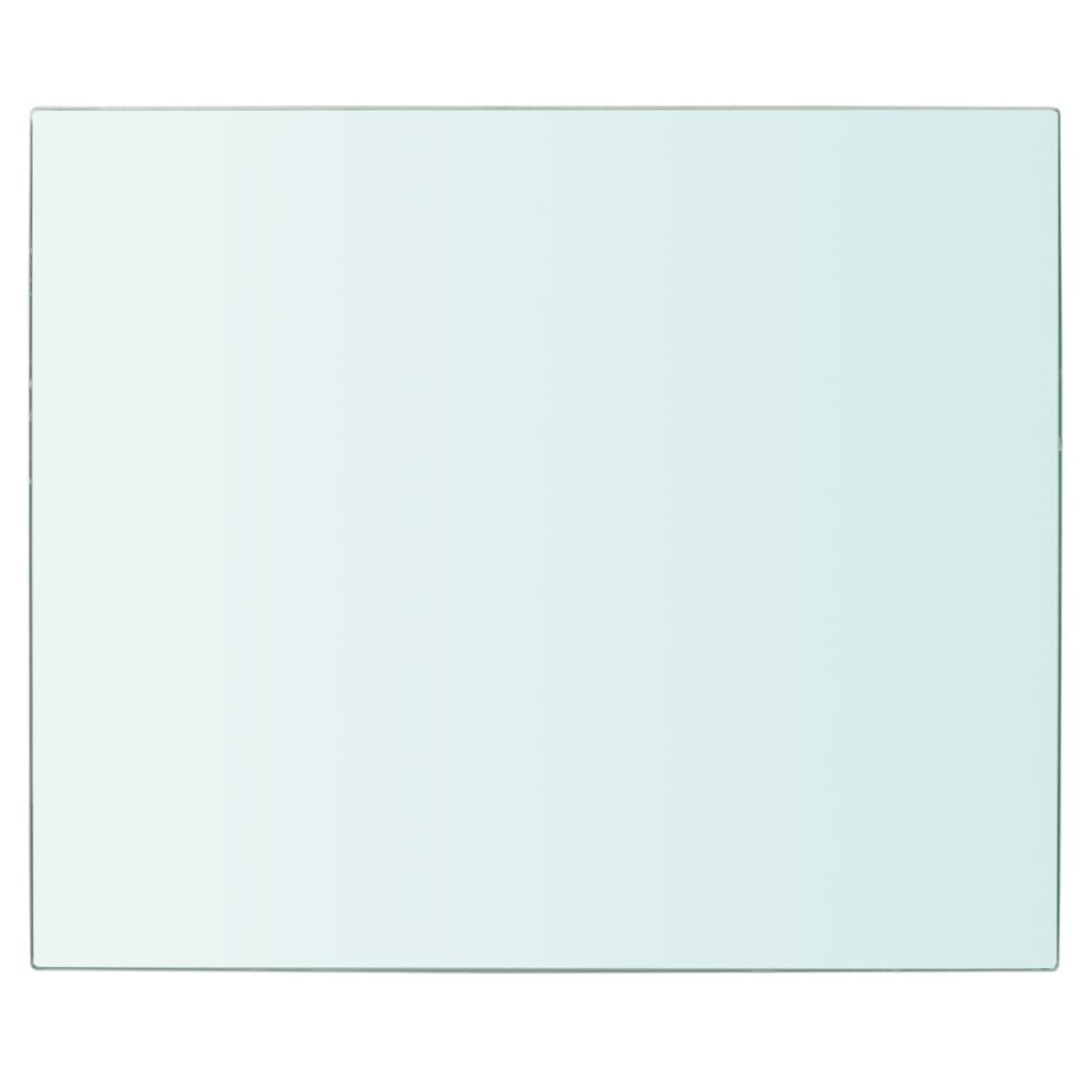 vidaXL stikla plauktu paneļi, 2 gab., 30x20 cm, caurspīdīgi cena un informācija | Plaukti | 220.lv