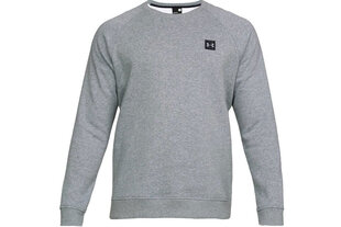 Мужской джемпер Under Armor Rival Fllece Crew M 1320738 -036 (45622), серый цена и информация | Мужские толстовки | 220.lv