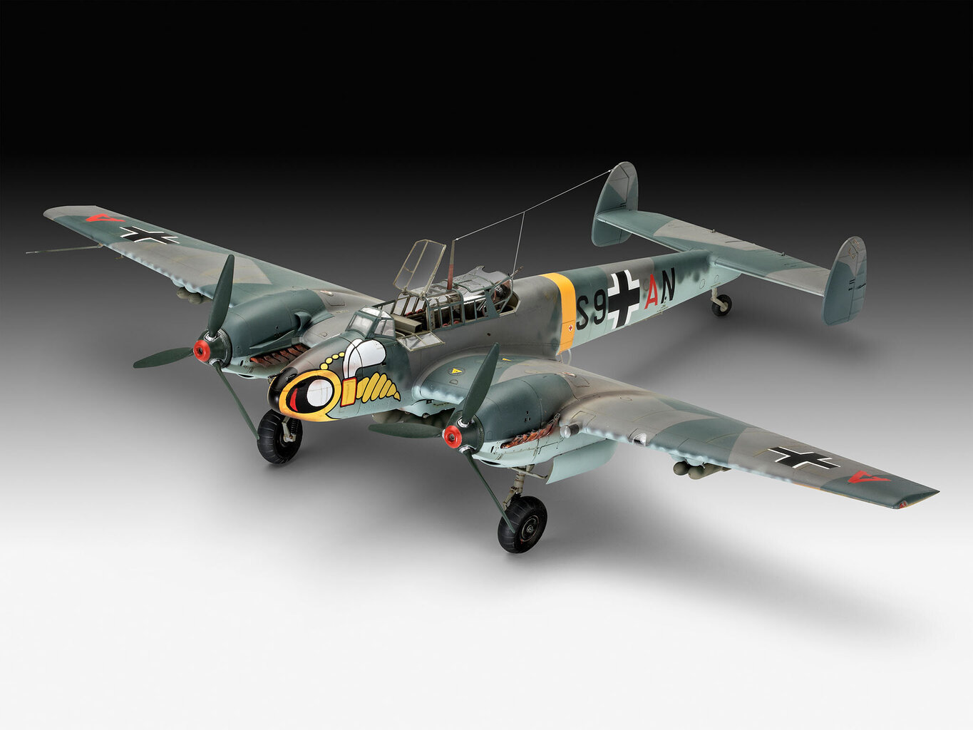 Revell - Messerschmitt Bf110 C-7, 1/32, 04961 cena un informācija | Konstruktori | 220.lv