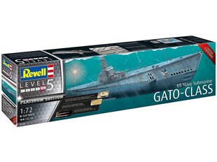 Revell - US Navy Gato Class Submarine, 1/72, 05168 cena un informācija | Konstruktori | 220.lv