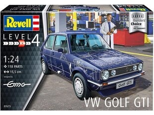 Revell - VW Golf GTI «Builders Choice», 1/24, 07673 цена и информация | Конструкторы и кубики | 220.lv