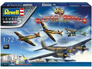 Revell - 80th Anniversary Battle of Britain Gift set, 1/72, 05691 cena un informācija | Revell Rotaļlietas, bērnu preces | 220.lv